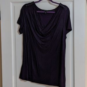 Banana Republic cowl neck studded eppilet top